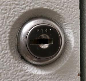 Trendway M147 File Cabinet Lock Key