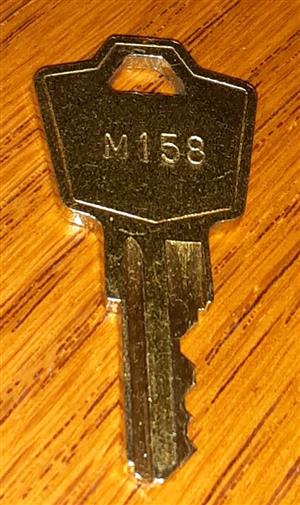 Trendway M158 File Lock Key