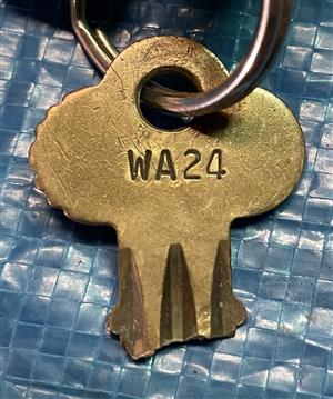 Waterloo Magnum WA24 Toolbox Lock Key