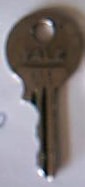 Yale Art Metal JE684 File Cabinet Lock Key